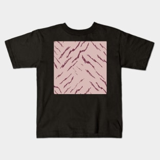 Pink Tiger Stripes Kids T-Shirt